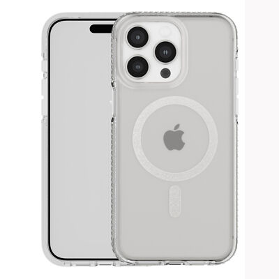 Tech21 EvoCrystal Magsafe Tough Clear Case für Apple iPhone 15 Pro Max - Weiß