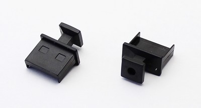Schutz Stecker (Staub/Schmutz/Feuchtigkeit) mit Griff für USB A-Buchse, 2 Stück