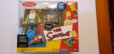 The Simpsons Retirement Castle Interactive Environment 2002 Playmates NEW SEALED