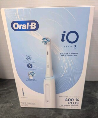 Oral-B iO Series 3 Rechargeable Electric Toothbrush Matte White NEW in Box