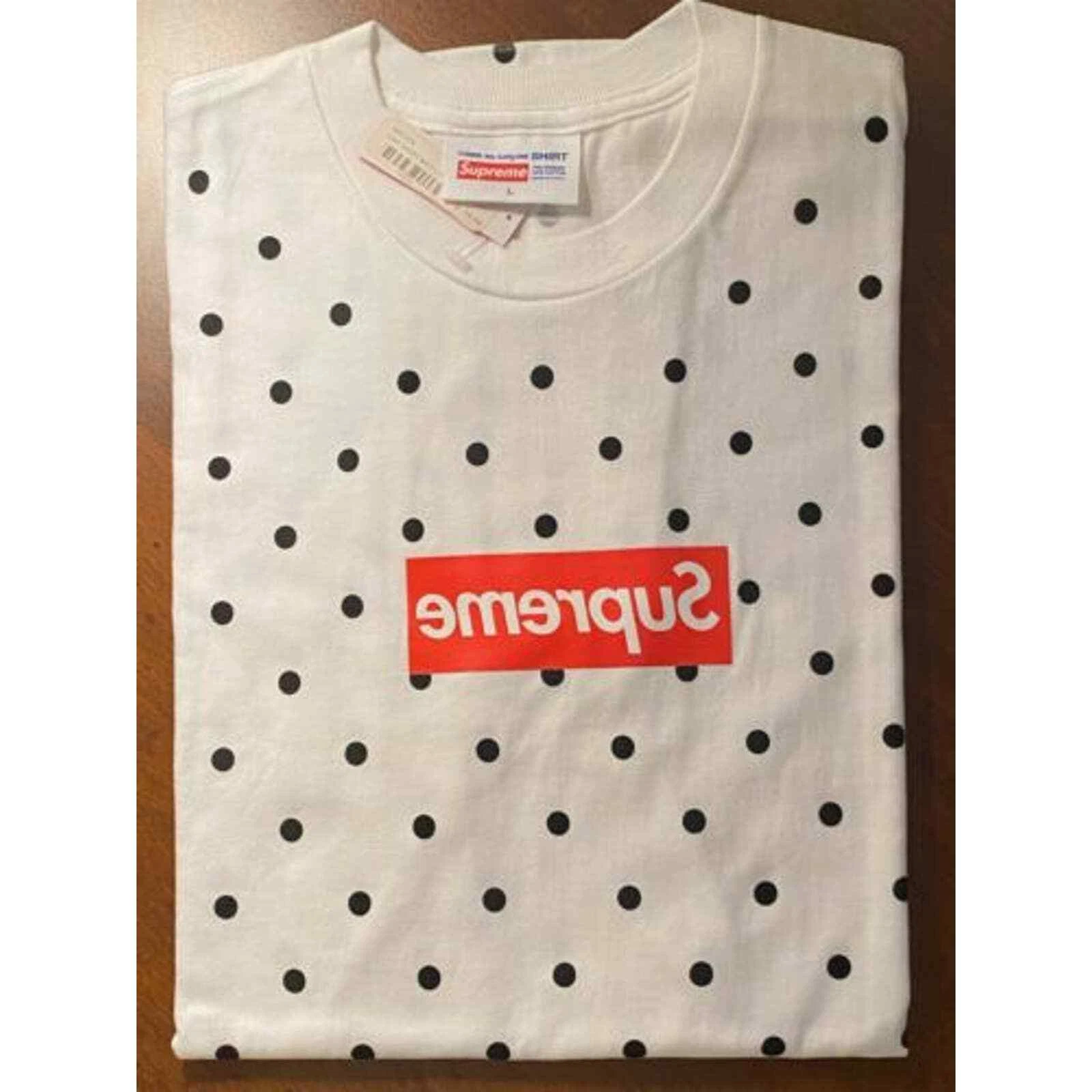 CHEMISE Supreme Comme des Garcons Pokka Dot Tee DSWT