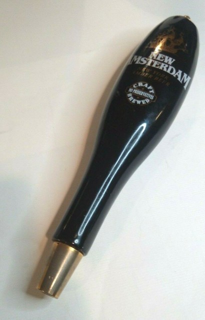 New Amsterdam New York Amber 11" Draft Beer Keg Bar Tap Handle | eBay