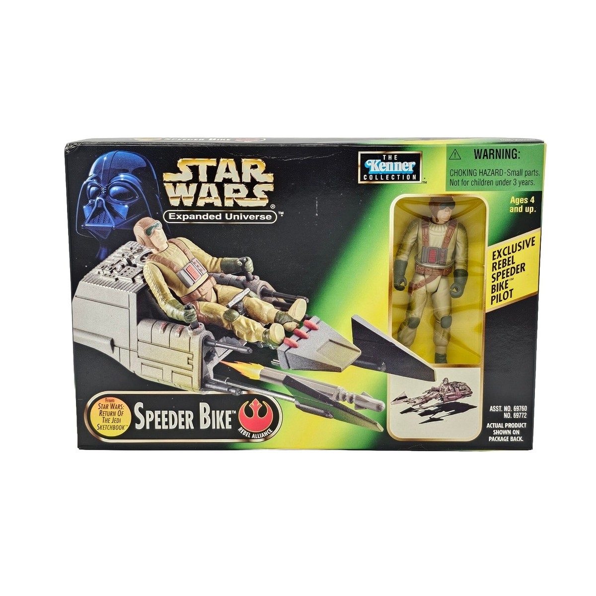 Star Wars Expanded Universe ROTJ Sketchbook Speeder Bike W/ Pilot