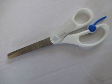 Children's spring loaded action Scissors Stainless Steel Safe Craft Name Tag