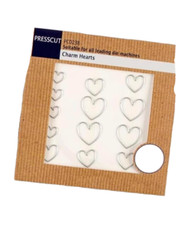 PCD238 - Presscut Cutting Dies - Charm Hearts by Crafts Too