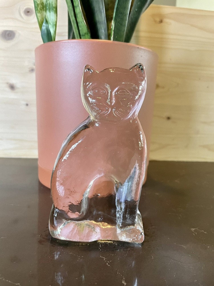 Glass Cat Made In Italy