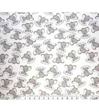 Hand Made SLEEPY ELEPHANTS Crib Size Cotton Duvet Comforter Cover FULL ZIPPER