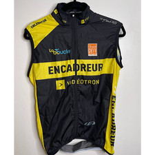 LG Cycling Zip Up Jersey Encadreur Videotron La Boucle Size Medium 