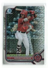 ADRIAN PLACENCIA #BCP-205 1ST 2022 BOWMAN CHROME ANGELS MOJO