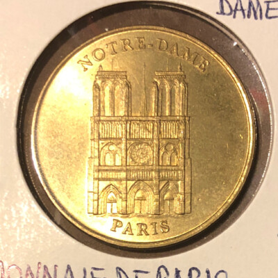 2002 FRANCE LIMITED EDITION MEDAL NOTRE DAME PARIS COLECTION