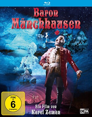 Baron Münchhausen (1961) - Karel Zeman - Jules Verne - Prasil (DEFA) [Blu-ray]