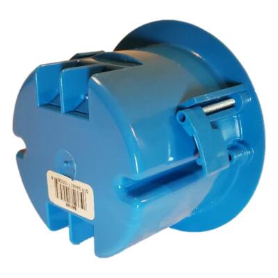18 CU IN Round Old Work Electrical Outlet Switch Box Blue