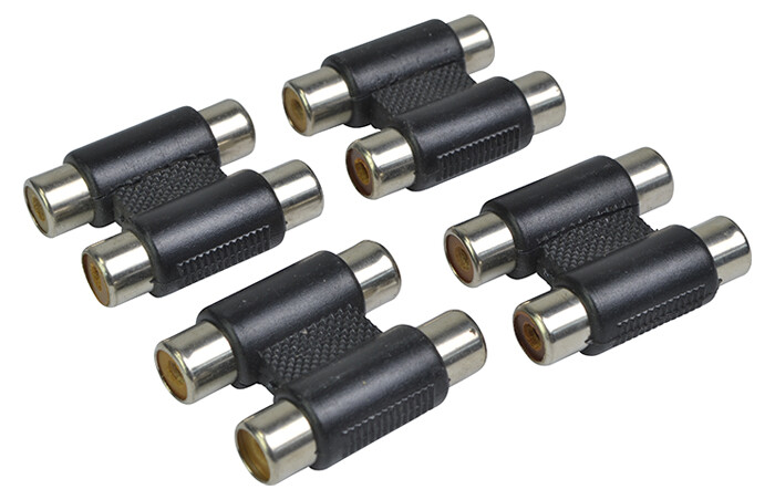 Dual Phono/RCA Joiner Pack of 4