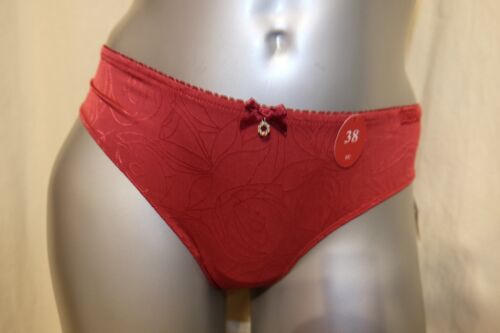 LISCA Fashion élégant slip brésil bague de hanche LORELLA 2753 rouge NEUF - Photo 1/2