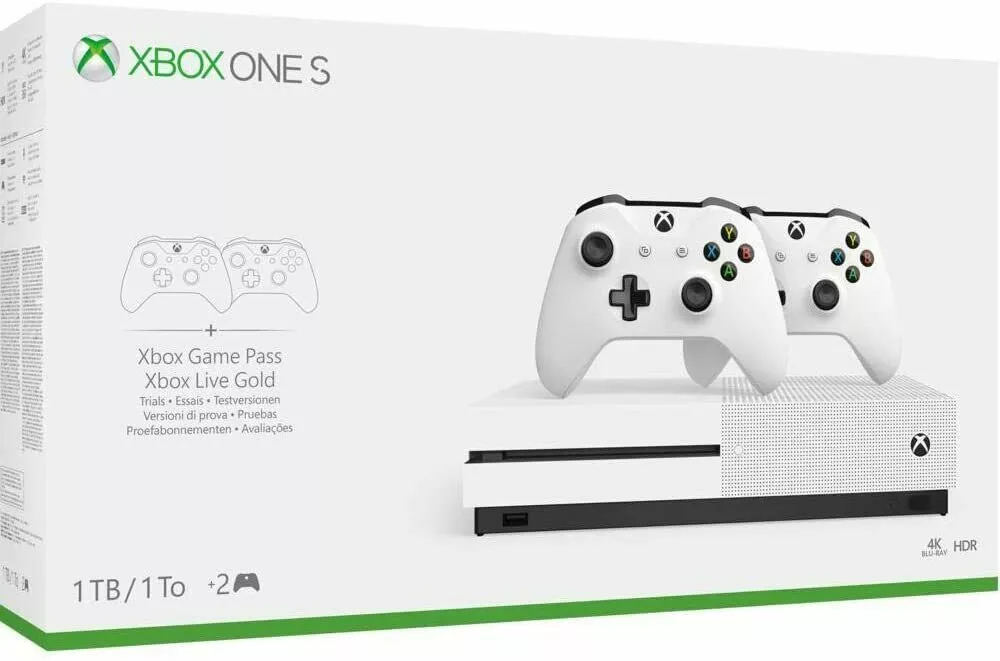 Microsoft Xbox One S 1tb Branco + Jogo Original Lacrado