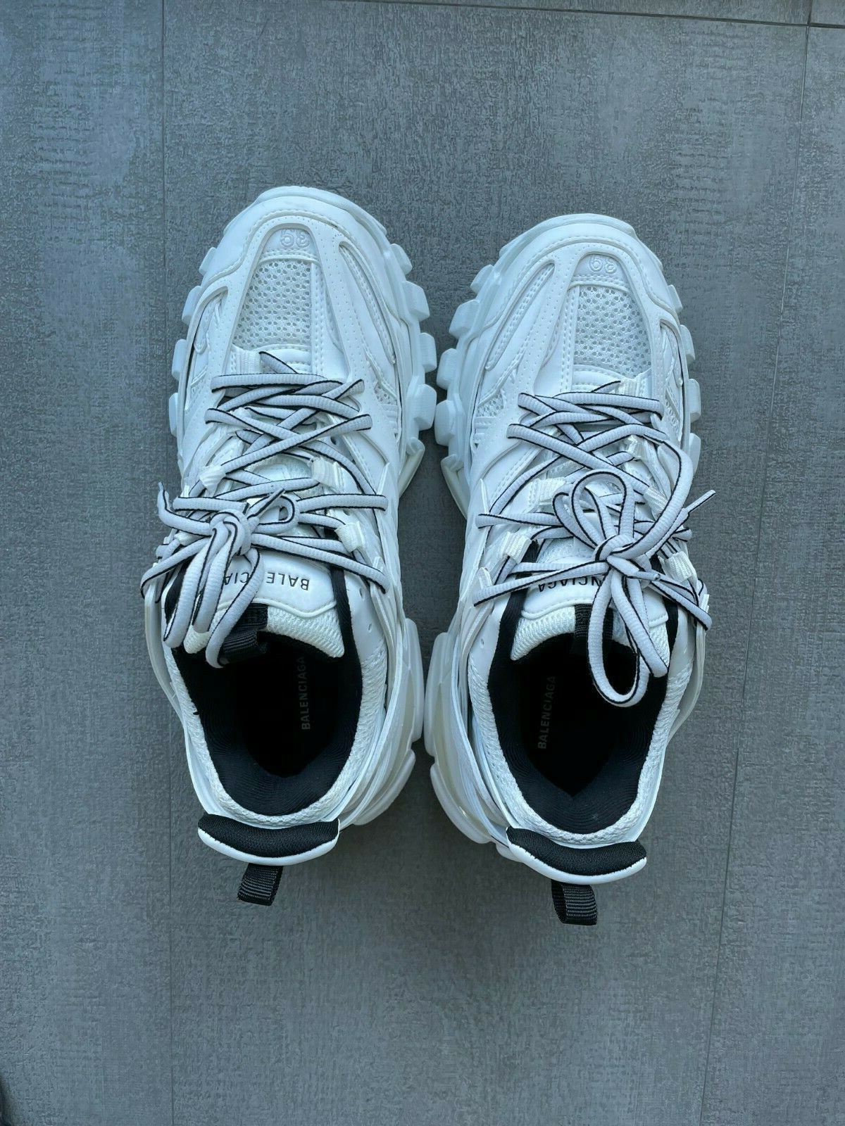 542436 W3AC1 9010 Balenciaga Tess S.Black White - Coco Sneakers