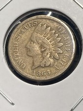 1863 Indian Head Cent - Copper-Nickel - As Shown! (#0780)