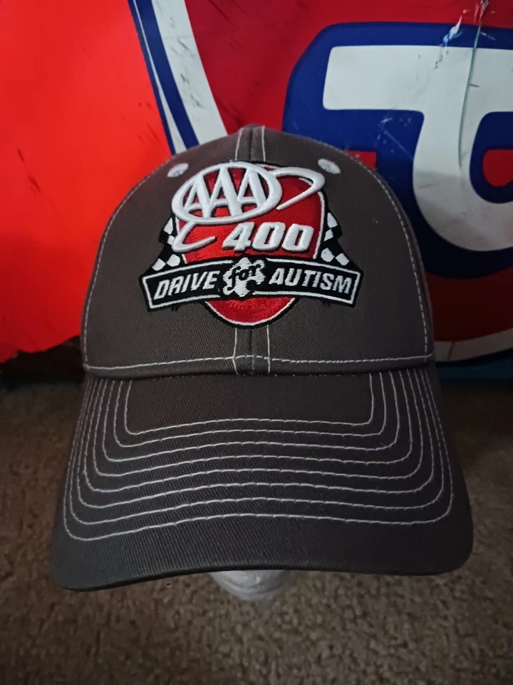 Gorra 2016 AAA Drive For Autism 400 Matt Kenseth Victory Lane NASCAR Joe Gibbs Rac Foto 2 de 4