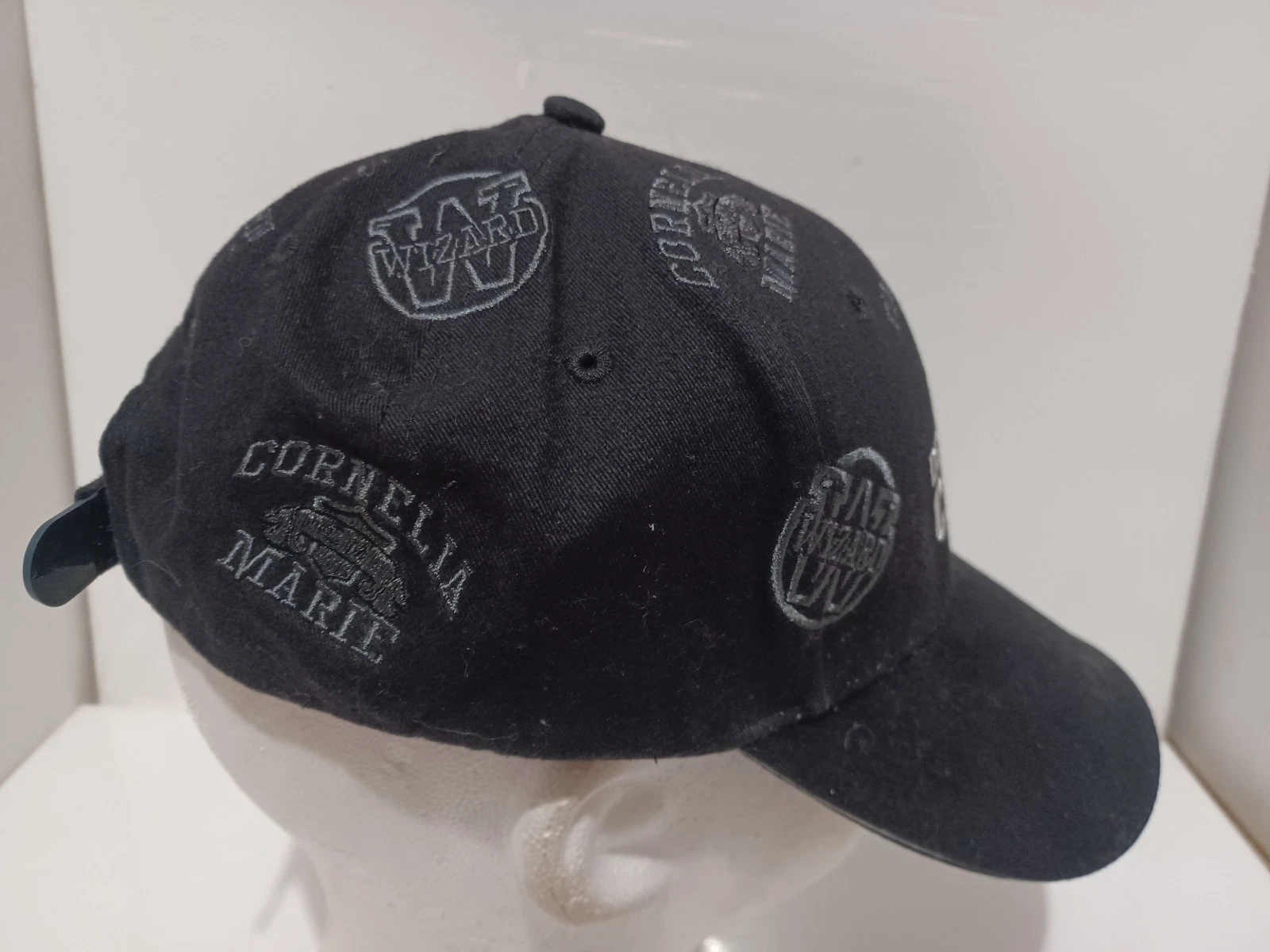 Vintage Y2K 2009 Deadliest Catch Time Bandit Ghost Crab AOP Self Fastening Hat