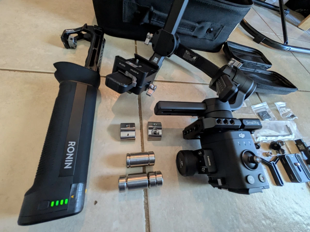 TESTED DJI Ronin-S 3-Axis Camera Gimbal Stabilizer SmallRig Mount Weight Bag Kit