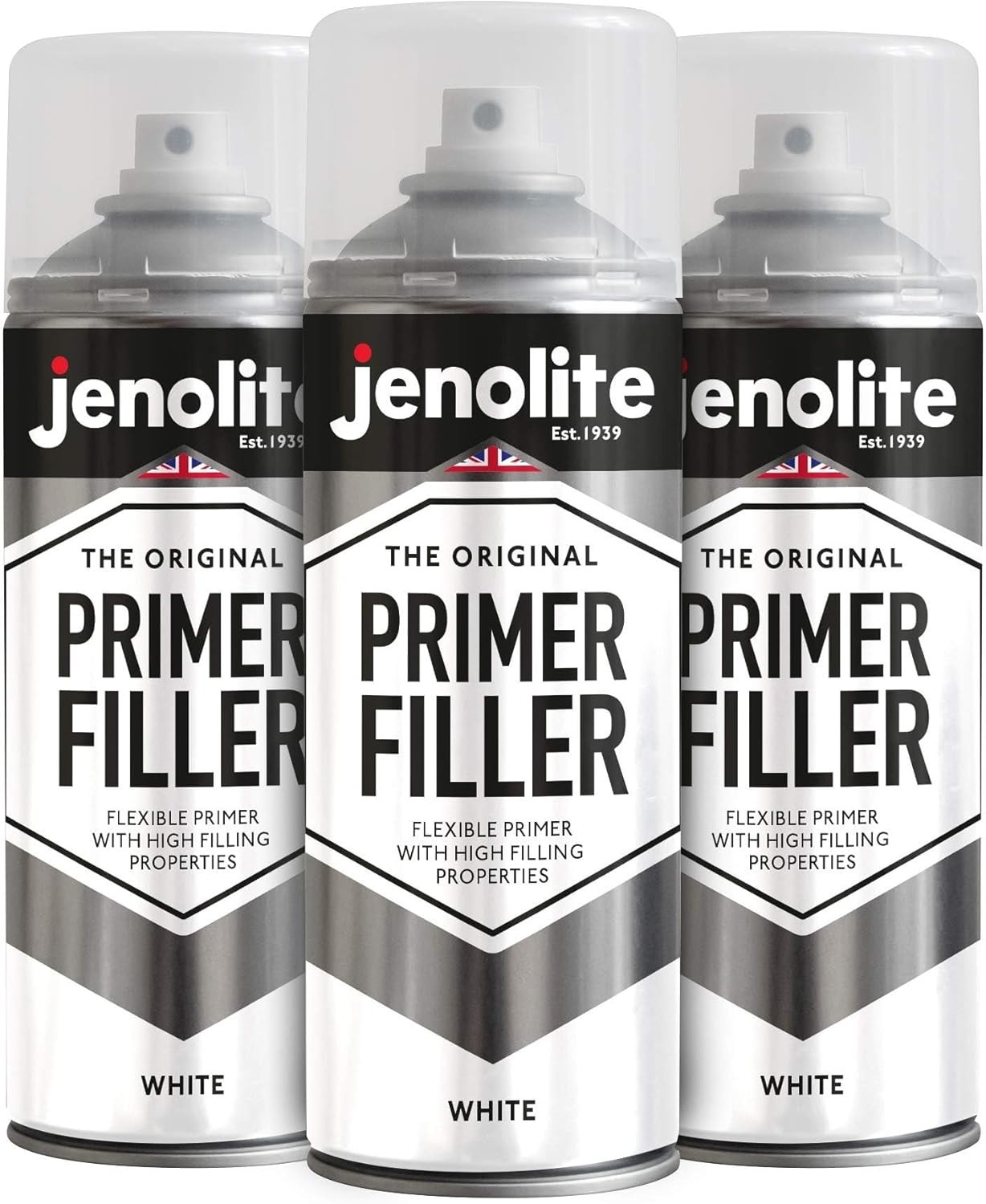 Primer Filler Professionale Bianco | Spray Alto Solido per Carrozzeria
