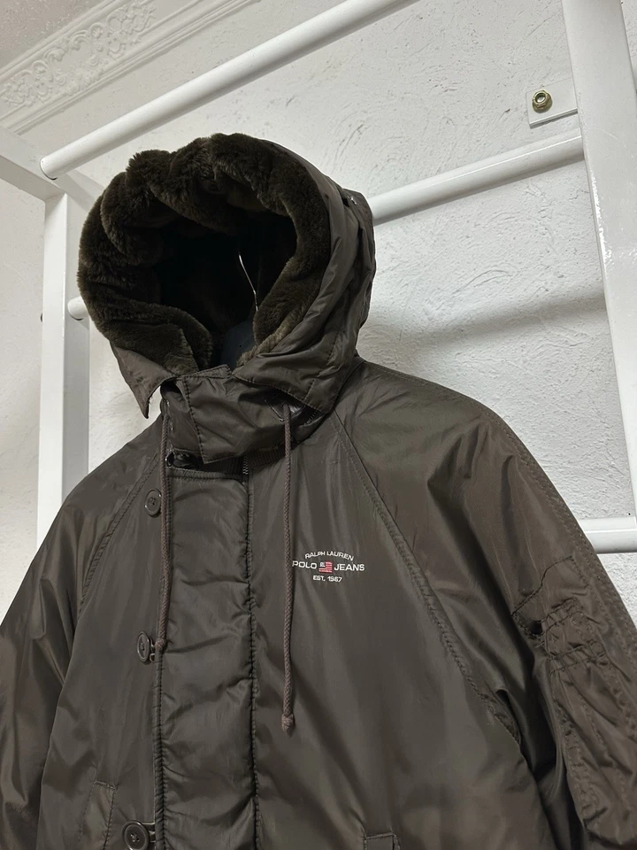 Y2K Polo Ralph Lauren Women's Bomber Jacket M Size | Vintage Foto 2 de 4