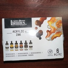 Liquitex Acrylic Ink Iridescents Set, 6pc