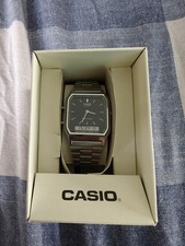 Casio Watch AQ-230A-1DMQYES Mens Retro Collection Analogue Digital
