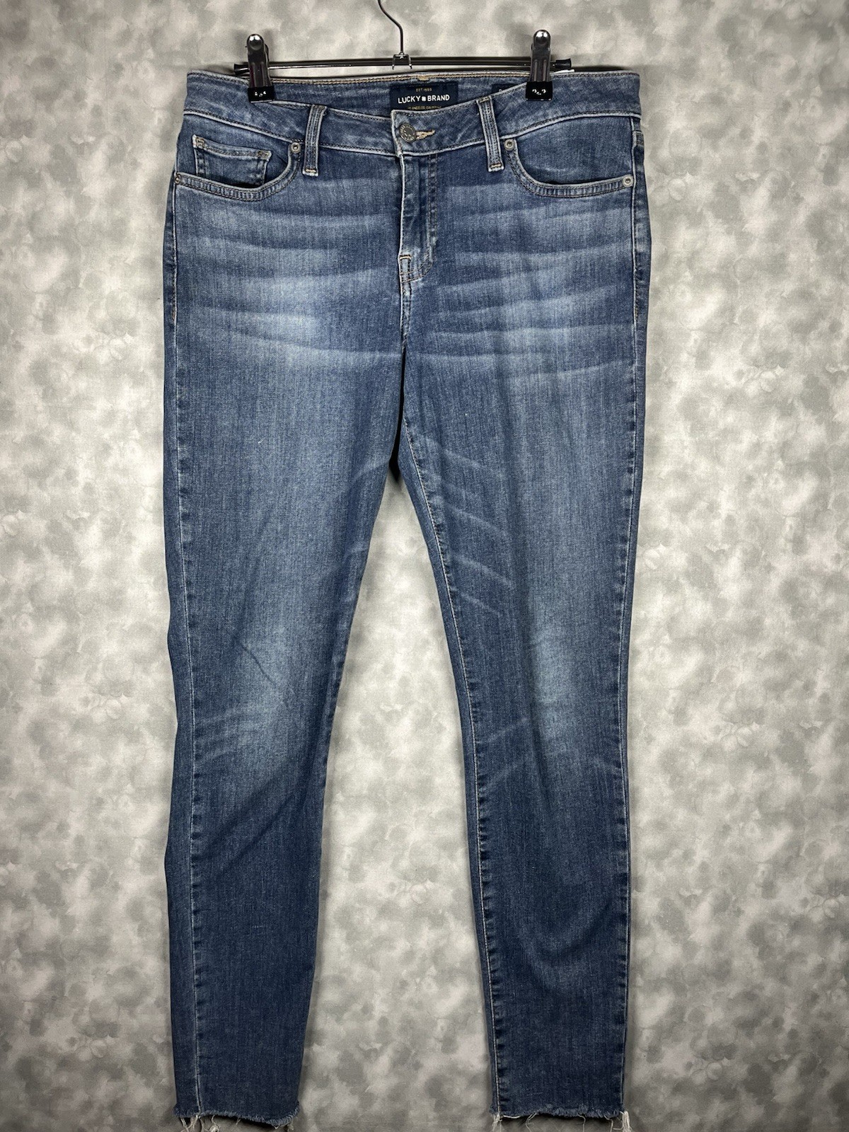Stretch Fray Hem Sz 29 Ankle