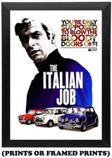 The Italian Job 1969 Movie / Film (A5 A4 A3 Picture Print / Framed Poster) #114