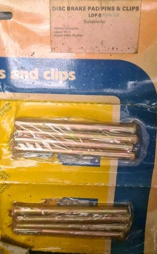 JAGUAR 420G  MK X Daimler Limousine  BRAKE PAD PINS LDP6 x 2 packs of 4 -PCSL12B