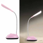 Pink LED Desk Lamp Folding Adjustable Energy Saving Eye Caring Reading Tableˇ