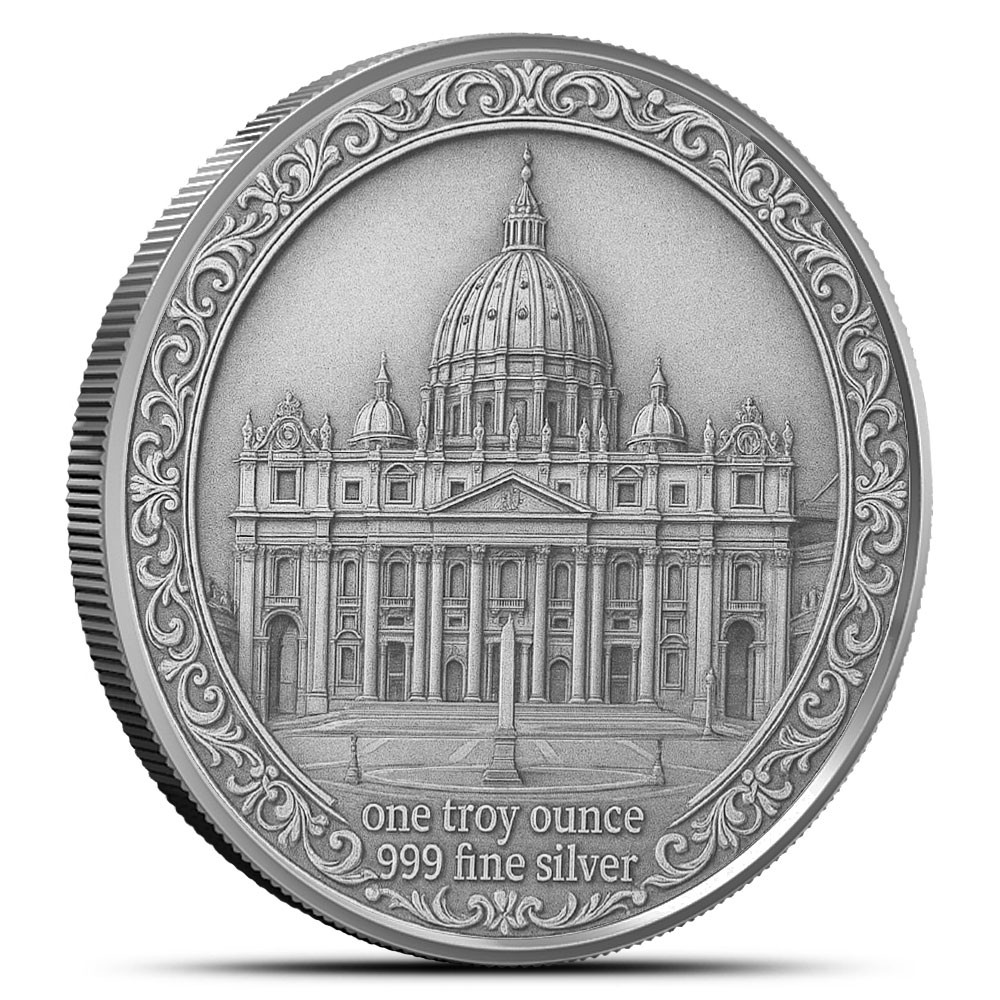 2025 1 oz Pope Leo XIV Commemorative Silver Round (New)