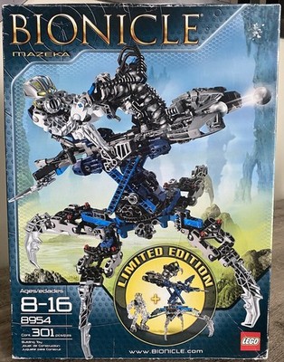 Lego Bionicle 8954 Mazeka Brand New Sealed Set 2008 Rare Vintage Warriors 301 Pc