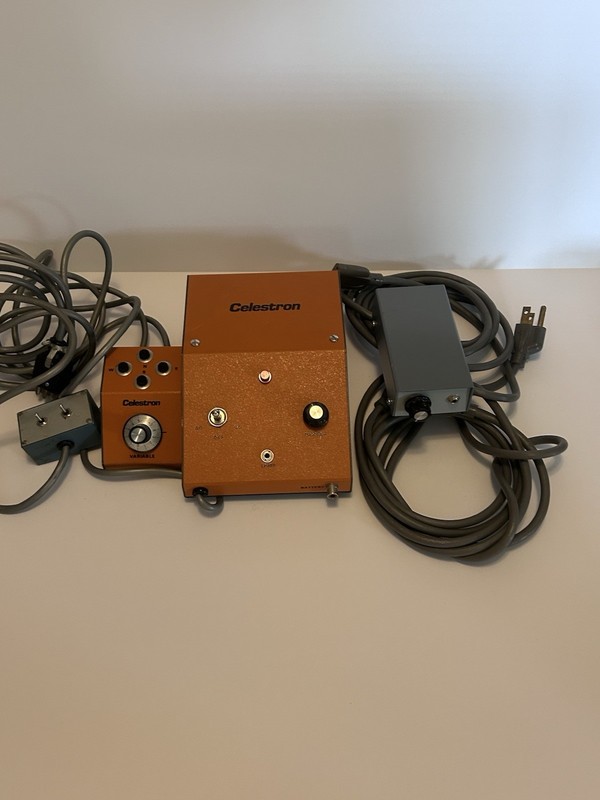 Vintage Orange Celestron Drive Corrector