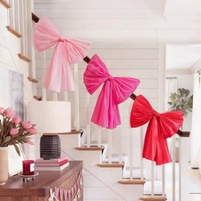 Giant Galentines Bows Decor DIY Valentines Day Decorations