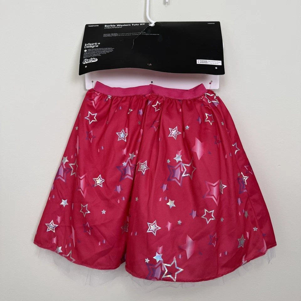 NWT Target Barbie Western Tutu Kit Halloween Costume Kids L/XL - Image 4 of 4