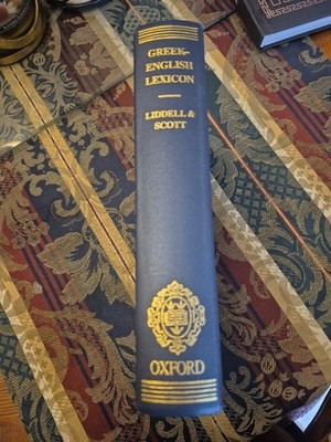 A Greek-English Lexicon by R. Scott, H. G. Liddell and Roderick McKenzie Oxford 