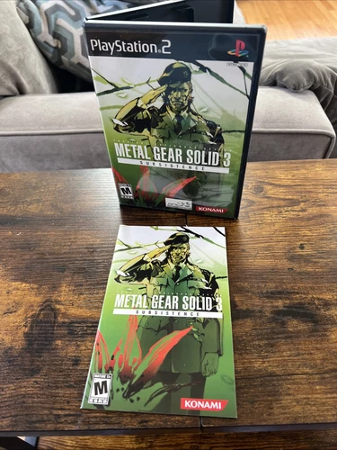 Metal Gear Solid 3 Subsistence (PlayStation 2 PS2) Complete Perfect Mint