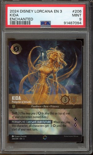 Kida - Protector of Atlantis graded PSA 9 for sale on eBay