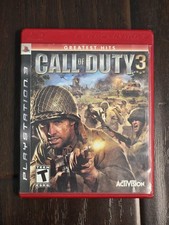 Activision Call of Duty 3 Greatest Hits PS3 Shooter Multiplayer Manual Included
