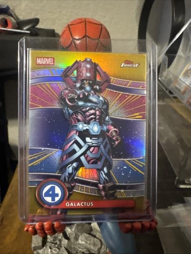 2026 Topps Finest Fantastic Four Galactus #060 gold Refractor 27/50