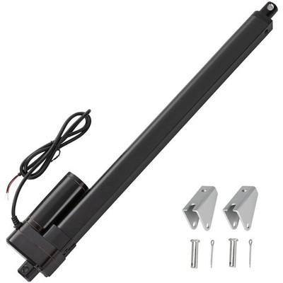 JQDML 18 Inch Stroke Linear Actuator 12V Heavy Duty 440lbs/2000N IP65 Waterproof