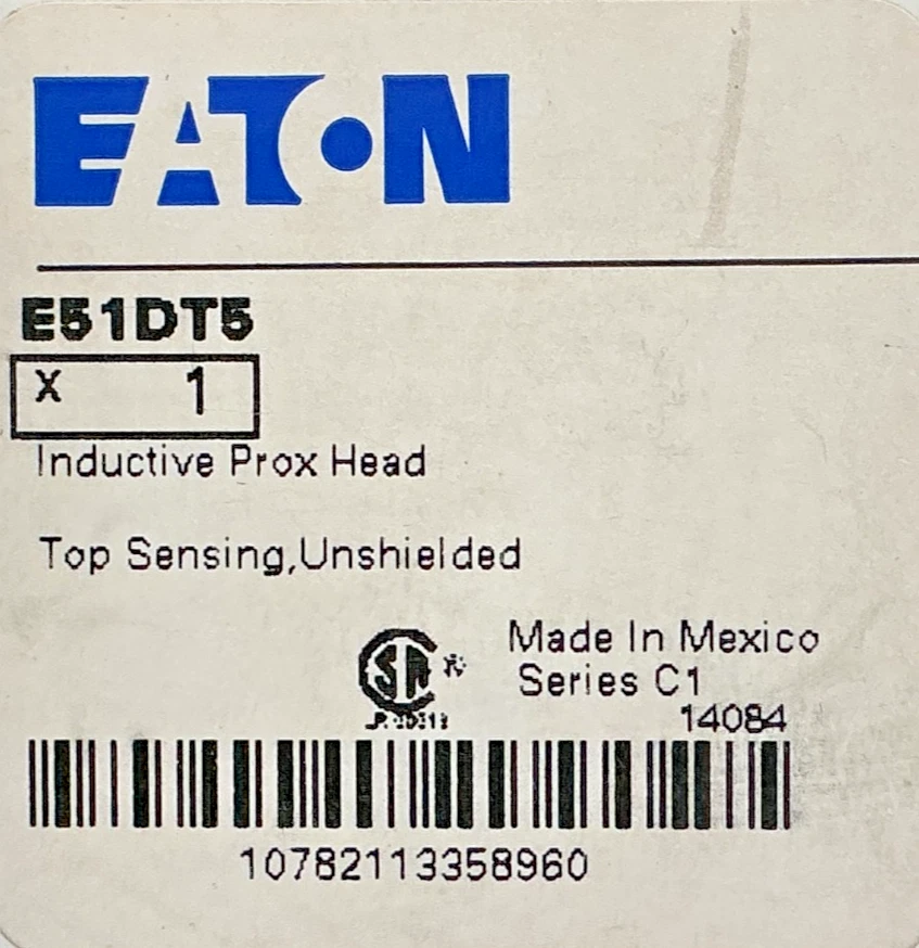 New Eaton E51DT5 Ser C1 Inductive Proximity Head Top Sensing Unshielded - Image 3 of 4