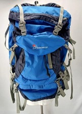 Mountaintop Adventure 80L Internal Frame Hiking Backpack H2O Blue  Gray