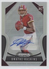 2019 Panini Prizm Rookies Silver Prizm Auto Dwayne Haskins #303 Auto 0ly5