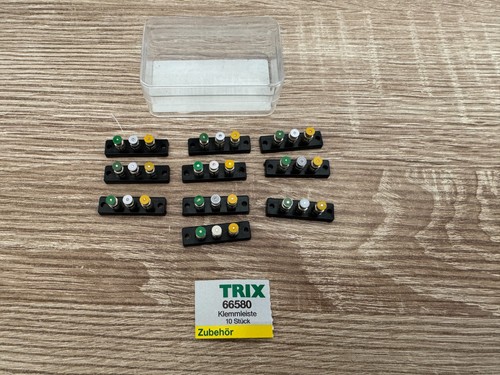 10 x Trix 66580 Klemmleisten Unbenutzt in OVP | Zustand: Gebraucht