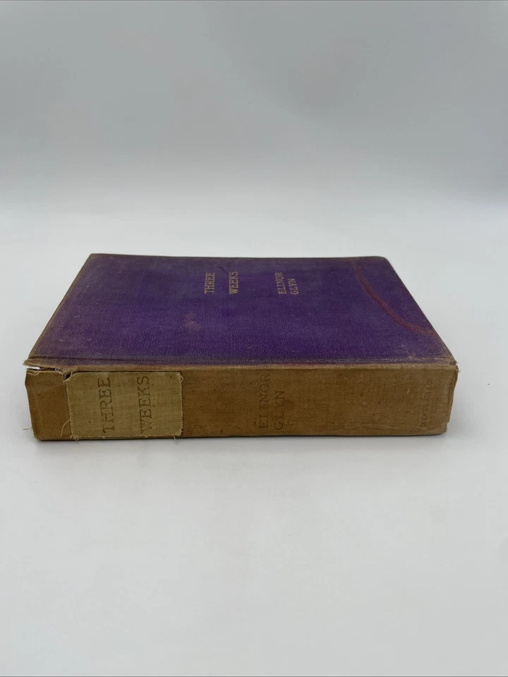 Three Weeks. 1907 (Erotic Romance) Novel By: Elinor Glyn Rare First Edition - Image 4 of 4