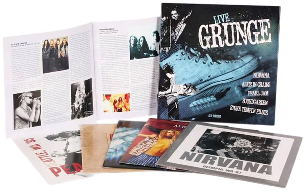 Nirvana Pearl Jam他 限定5枚組 LIVE GRUNGE BOX Live Grunge 5-LP Box Set Nirvana Alice In Chains Pearl Jam