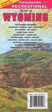 Wyoming Topographic Recreational Paper Map